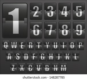 Timetable with Alphabet