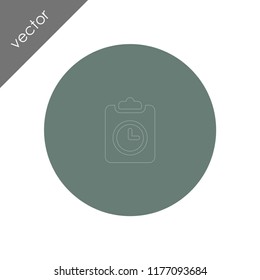 timetable clipboard icon