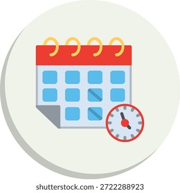 Icono de estilo de círculo plano