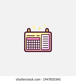 Timetable icon sign vector,Symbol, logo illustration for web and mobile