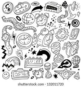 Time,watches - doodles