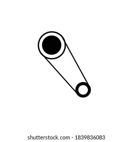 Timing belt icon vector concept eps10