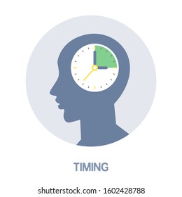  Timing and Education Icon