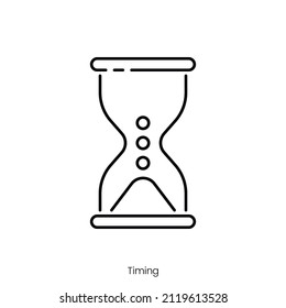 icono de sincronización. Diseño de icono de estilo de esquema aislado en fondo blanco