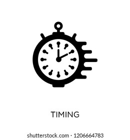 Timing icon. Timing symbol design from Time managemnet collection.
