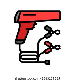 timing light car repair tool color icon vector. timing light car repair tool sign. isolated symbol illustration