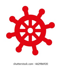 timon boat isolated icon vector illustration design