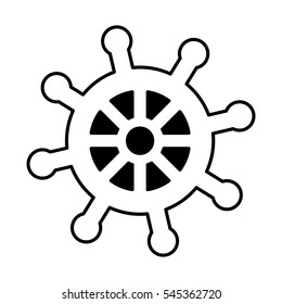 timon ship maritime icon vector illustration design