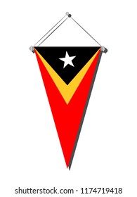 Timor East  national flag