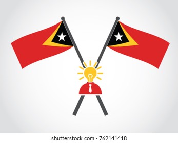 Timor Leste Emblem Bright Idea People