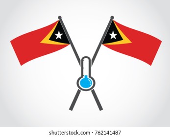 Timor Leste Emblem Cold Temperature