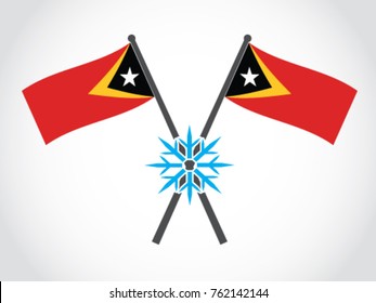 Timor Leste Emblem Cold Temperature