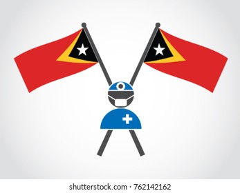 Timor Leste Emblem Doctor Surgery