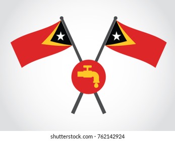 Timor Leste Emblem Water Supply