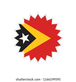 Timor Leste Flag. Timor Leste star Flag. Timor Leste symbol. 