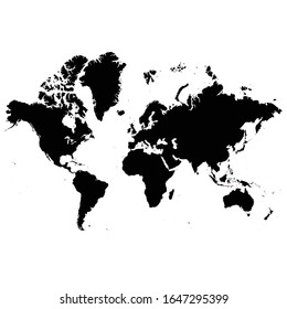 Timor Leste highlighted on World map Vector EPS 10