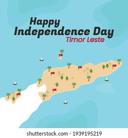Saludos del Día de la Independencia de Timor Oriental