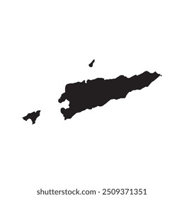 Timor Leste map icon illustration element design