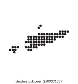 Timor Leste ícone do mapa ilustração elemento design