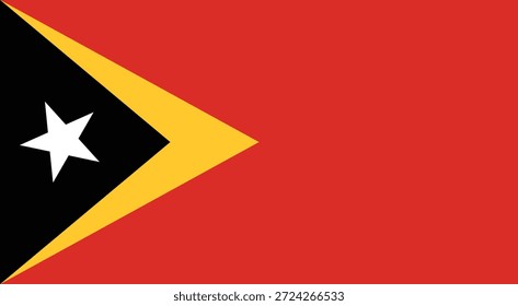 Bandeira de Timor-Leste. 28 de novembro. Timor-Leste. Dia da Independência. Sinalizadores. Bandeira. Bandeira de Timor-Leste. Estrela. Triângulo. Vermelho