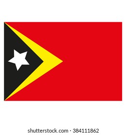 Timor-Leste Flag Icon Button