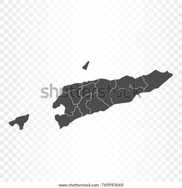 Timorleste Map Isolated On Transparent Background Stock Vector (Royalty ...