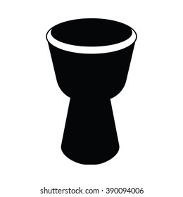 Timpani line icon on the white background