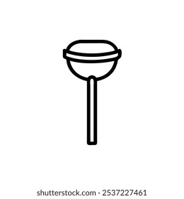 Timpani Mallet Icono Ilustración vectorial