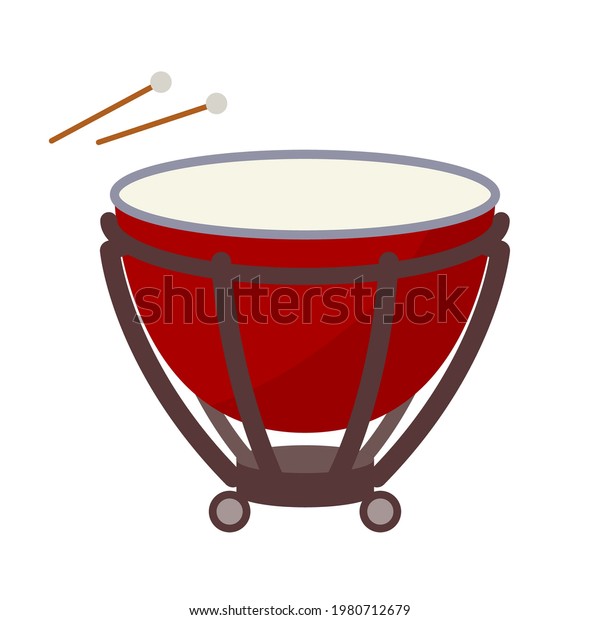 Timpani.Vector\
illustration that is easy to\
edit.