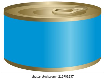 Tin with blank label