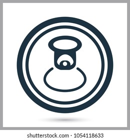 Tin can of beer simple icon