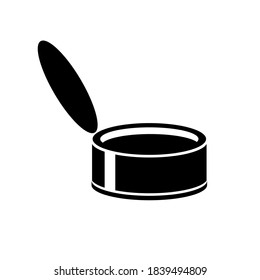 Tin can icon, logo isolated on white background