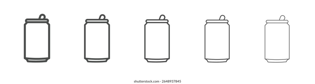 tin can icon simple isolated vector sign