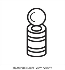 tin can vector icon line new icon