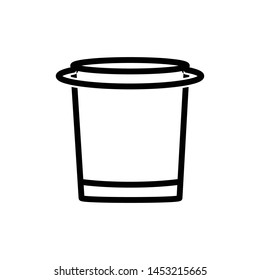 Tin cans icon vector design template