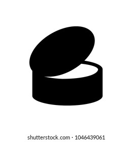 tin icon, vector illustration