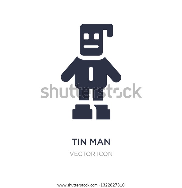 tin man\
icon on white background. Simple element illustration from People\
concept. tin man sign icon symbol\
design.