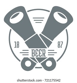 Tin opener logo. Simple illustration of tin opener vector logo for web