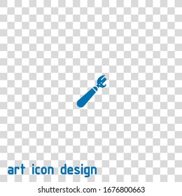 icono del vector de apertura de estaño en fondo blanco
