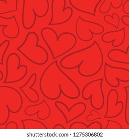 Tin Shanty Designs, vector, repeat pattern design,  hearts with funky, sassy feel. Vector design created with Adobe Illustrator CC
