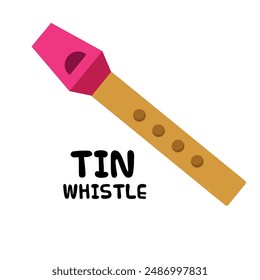 Tin whistle icon clipart avatar logtotype isolated vector illustration