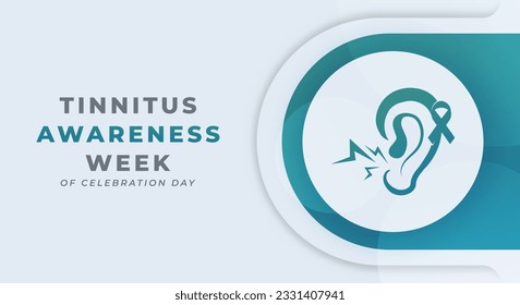 Tinnitus Awareness Week Celebration Vector Design Illustration for Background, Poster, Banner, Advertising, Greeting Card