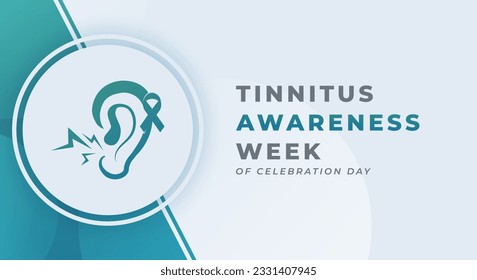 Tinnitus Awareness Week Celebration Vector Design Illustration for Background, Poster, Banner, Advertising, Greeting Card