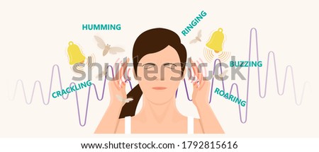 Tinnitus disorder a ringing sound in the ear hearing loss wave level anxiety test assist exam inner exposure problem circulatory nerves hair cell canal Earwax