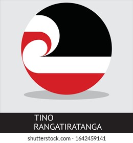 
Tino Rangatiratanga Country Flag Icon With A White Background