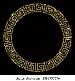 Tinsel Meander Pattern - Glamour Meandering Frame - Ornament of Ancient Ellada
