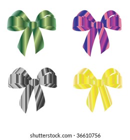 tinsel ribbons christmas wrap