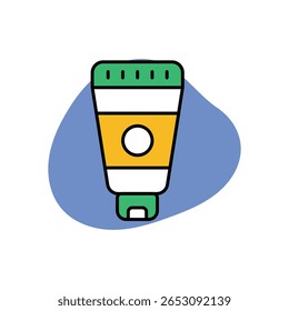 Tinted Moisturizer Icon vector stock illustration