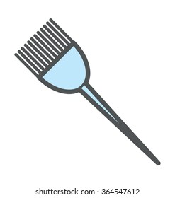 
Tinting Brush Flat Icon Illustration
