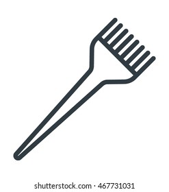 Tinting Brush Vector Icon